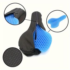 Cojin De Gel Para Bicicleta + Funda
