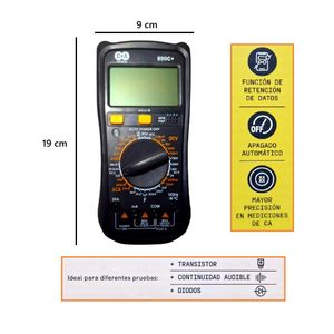 Multímetro Digital Profesional 170046