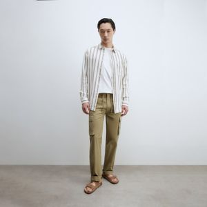 Pantalón Hombre Sfera Cargo Recto Beige