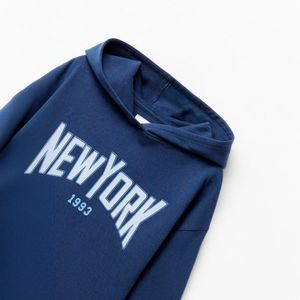 Conjunto Felpa Total Sfera Niño Marino