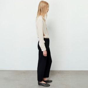 Blusa Fluida Lisa Sfera Mujer Camel