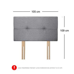 Dormitorio Elegant 1.5 plazas + Cabecera Forli