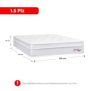 Cama Boxet Niza 1.5 plazas Forli