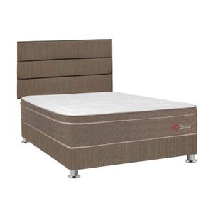 Dormitorio Americano Sirius 1.5 plazas + Cabecera Superior Marrón Forli