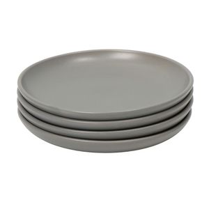 Set de 4 Platos Para Ensalada Gris 20cm Orange