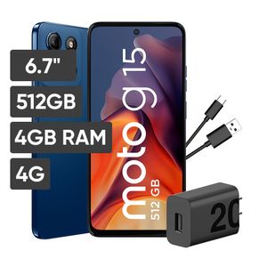 Smartphone MOTOROLA G15 512 6.7" 4GB 512GB 50MP Navy Peony