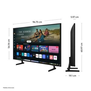 Televisor Smart Samsung 43'' Crystal UHD UN43DU7000GXPE Tizen OS - 2024