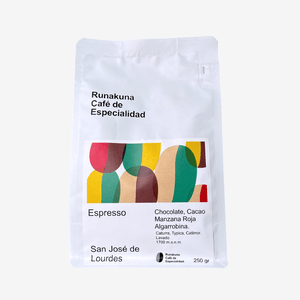 Cafe de Especialidad Espresso Cajamarca Grano -  Runakuna