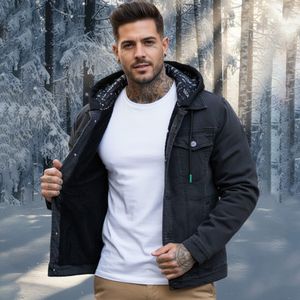 Casaca Panther Black Peluche Negro + Capucha