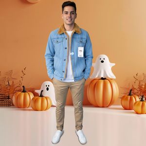 Casaca Jahuay Blue Peluche Camello