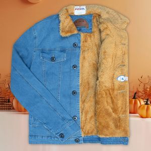 Casaca Jahuay Blue Peluche Camello