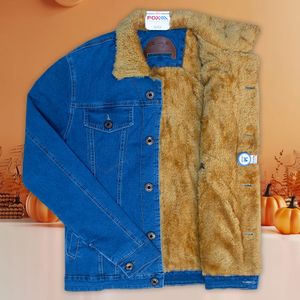 Casaca Jahuay Blue Peluche Camello