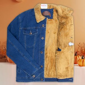 Casaca Jahuay Blue Peluche Camello