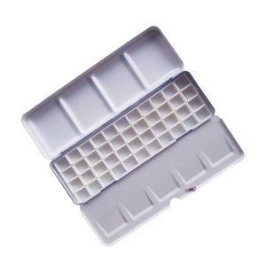 Estuche vacío para acuarelas sin soporte de metal - Mediano - azul celeste