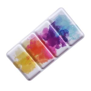 Estuche vacío para acuarelas sin soporte de metal - Grande - arcoíris