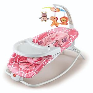 Silla Mecedora Ideal Musical con Vibrador - ROSADO