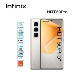INFINIX HOT 50 PRO PLUS 8GB RAM y 8GB EXTENDIDA con 256GB COLOR GRIS REGISTRADO