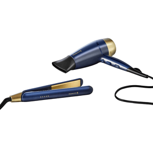 Combo Alisadora y Secadora de Cabello Remington Sapphire Luxe