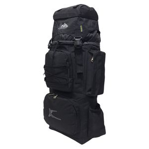 Mochila Campera Kengar Modelo N.4 Negro Entero