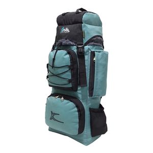 Mochila Campera Kengar Modelo N.4 Verde Jade - Negro