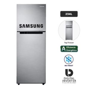 Refrigeradora Samsung 234L Top Freezer Rt22FARSDS8Pe INOX