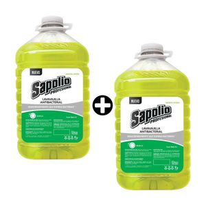 COMBO 2 Lavavajillas Líquida Sapolio Limón 5 litros