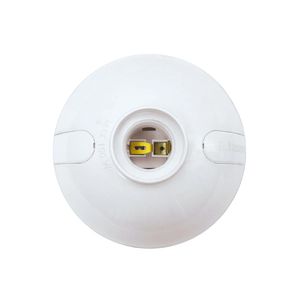 Portalámpara Wall Socket E27 Oval Blanco Bticino
