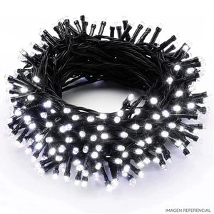 Tira de 300 Luces LED Navideñas Blanco Tira Verde