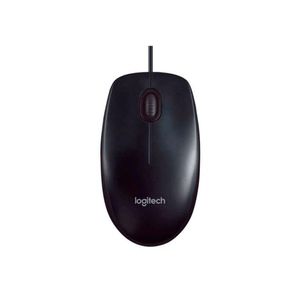 Mouse Ambidiestro Logitech M90 Alámbrico Receptor USB DPI de 1000 - BK