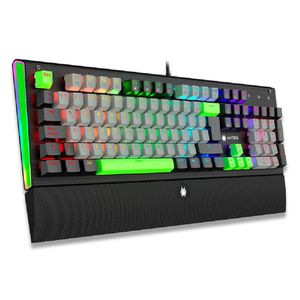 Teclado Mecánico Antryx MK Zigra EVO BlackGray Switch Blue