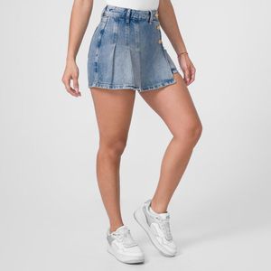 Short Denim Stretch Fits Me Mujer Veksam