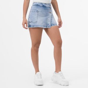 Short Denim Stretch Fits Me Mujer Sanbry