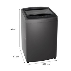 Lavadora LG WT16BVTB.ABMGLGP Superior 16 Kg Negro Claro