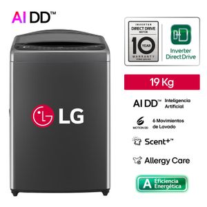 Lavadora LG WT19BV6T 19 Kg Negro