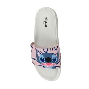 Sandalias Mujer Playeras Stitch Blanco