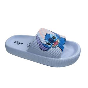 Sandalias Mujer Playeras Stitch Celeste