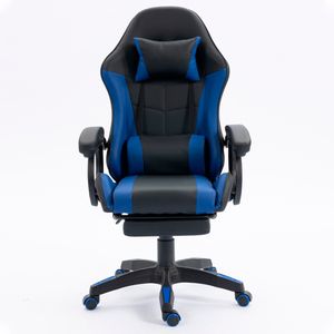 Silla Gamer Azul Reclinable SEG420012