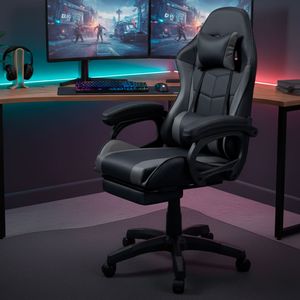 Silla Gamer Gris Reclinable SEG420013