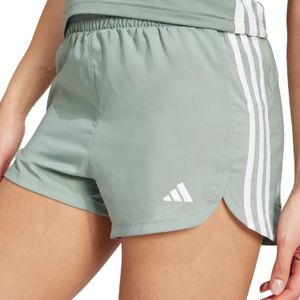 Short Deportivo Adidas Mujer Pacer Wvn High Jd2292 Verde
