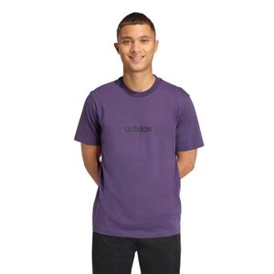 Polo Deportivo Adidas Hombre Lin Sj T Jx5727 Purpura