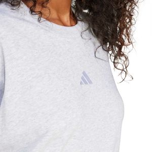 Polera Deportiva Adidas Mujer Ess 3-Stripes Jd5292 Plomo