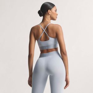 Top Deportivo Adidas Mujer Hyg Shn Bralett Jn2660 Plomo