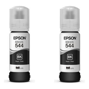 Pack De 2 Botellas De Tinta Epson Negra T544 Original