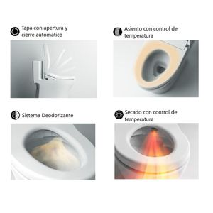 Tapa asiento bidet Washlet modelo S300e marca TOTO