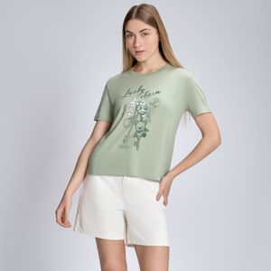 Polo Mujer Hypnotic Basico Crop Print Mes