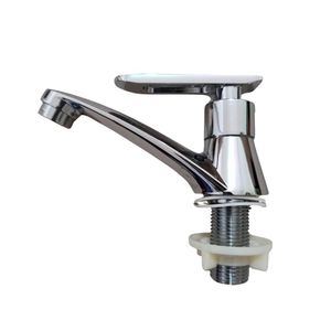 Grifo Caño Moderno para Lavabo Monomando Acero Cromado