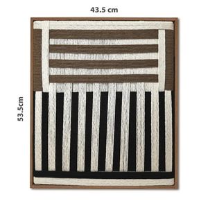 Cuadro Nico - lienzo trenzado con hilos de algodón