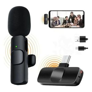Micrófono Solapero Inalámbrico Recargable Tipo C Android Portatil