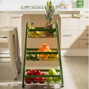 Verdulero de Metal 3 Niveles Pirámide 35,6x29,2x76,5 cm