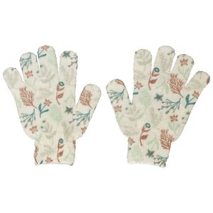 Set 2 Guantes Exfoliantes con Diseño